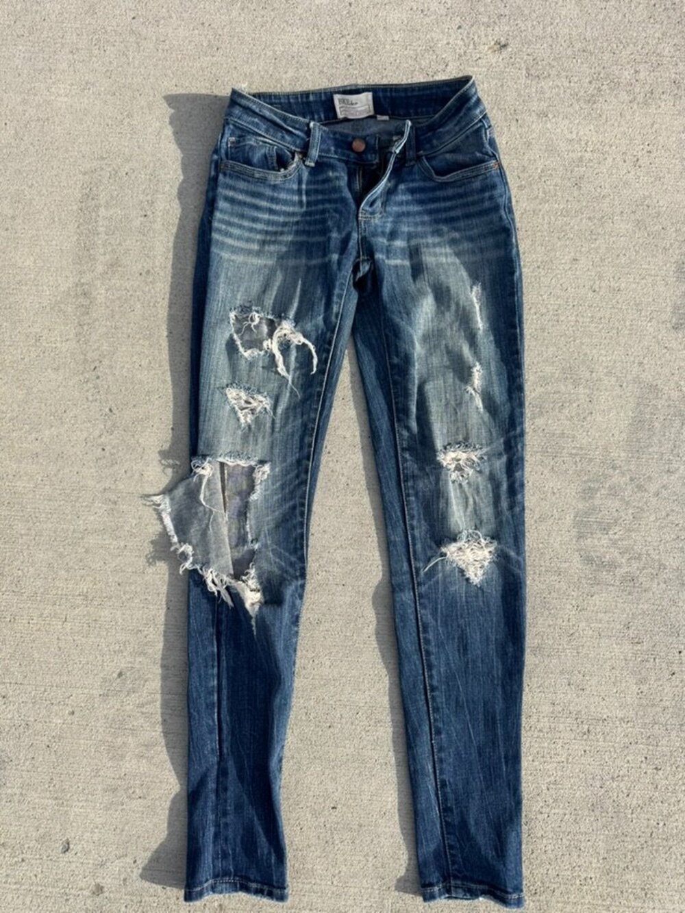 BKE Stella Ankle Skinny Distressed Jeans – Women’s Size 25